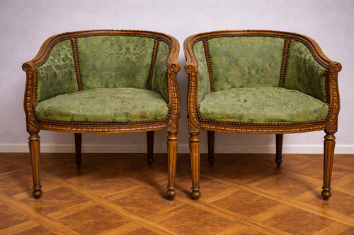 Coppia poltrone antiche - coppia,
