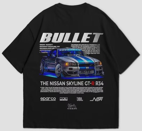 Shirt oversize nissan - t-shirt,