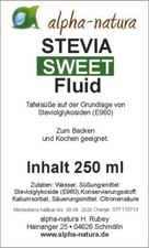 4x 250 ml Stevia Premium