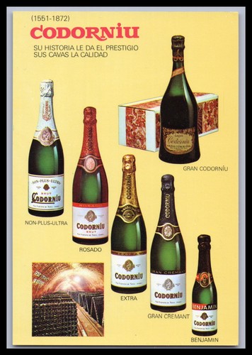 Cartolina codorniu spagna - codorniu,