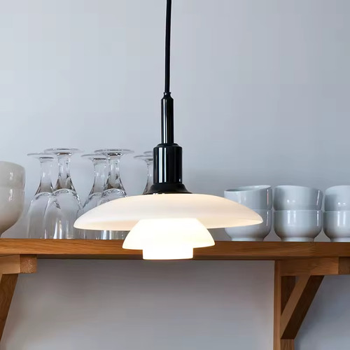 Danish glass pendant lamp - pendant, –