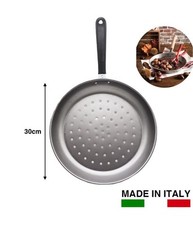 Padella Per Castagne Caldarroste In Ferro 30 Cm Manico In Ferro Utensile Cucina