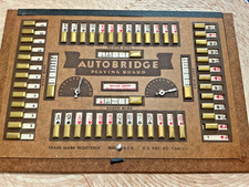 TAVOLA DA GIOCO AUTOBRIDGE NEWCRAFT SERIE AVANZATA FOGLIO CON DIAPOSITIVE IN OTTONE 