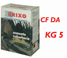 CEMENTO GRIGIO REFRATTARIO MALTA PER CAMINO BARBECUE FORNO DA KG 5 (01595)