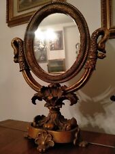 Antico specchio da tavolo in