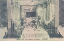 aa51 cartolina sorrento dining room hotels londres provincia di napoli