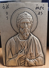 Icona Gesu, bizantino Argento