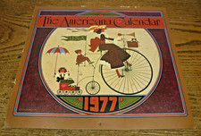Calendario vintage 1977