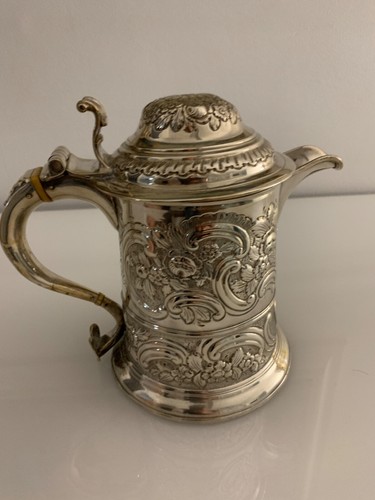 Tankard argento 800 antico - tankard,