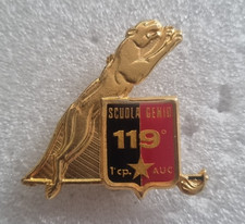 DISTINTIVO SPILLA SCUOLA GENIO 119 1^cp. AUC