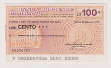 Mini checks BANCA POPOLARE