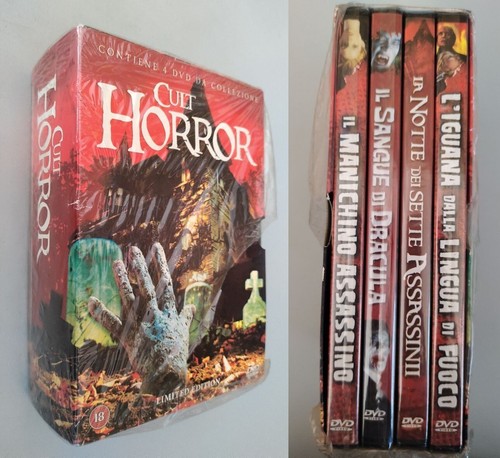 Cofanetto cult horror dvd - cofanetto,