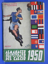 ALMANACCO ILLUSTRATO DEL CALCIO 1950 Rizzoli originale !!