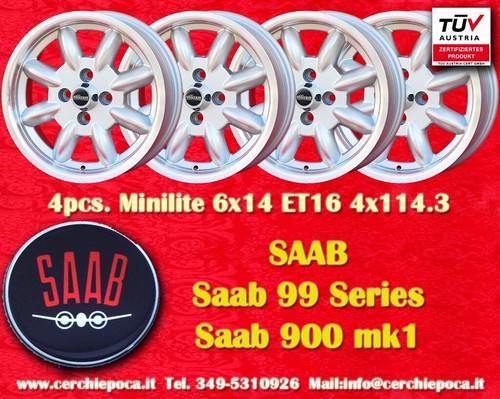 Cerchi saab 900 minilite - 4,
