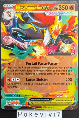 Carte pokemon mega goupelin - pokemon, mega-goupelin