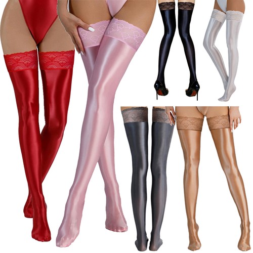 Calze donna pizzo - , lucido