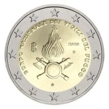 2 EURO COMMEMORATIVI ITALIA 2020 - Moneta VIGILI DEL FUOCO FDC da rotolino Zecca