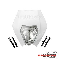 Faro proiettore moto bianco