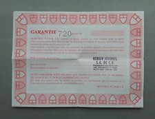 TUDOR Rolex Guarantee Warranty