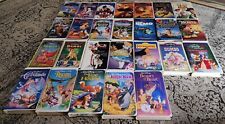 DISNEY VHS LOT. 5 RARE BLACK