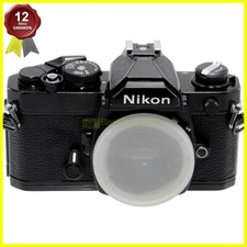 Nikon FM Black fotocamera reflex a pellicola, macchina fotografica meccanica.