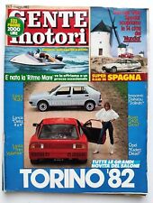 Rivista Gente Motori Numeri Vari 1982 Rusconi Editore Auto Automobili Vintage
