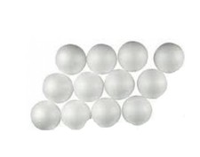 2K Bianco Polistirene Sfere Per Creazioni & Hobbies Quantità 12 x 35mm Diametro