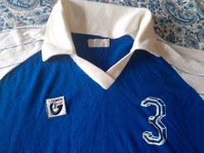 MAGLIA SHIRT VINTAGE FOOTBALL MATCH GIMER BLUE CALCIO