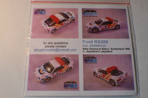 Decal ford 200 c - 200,