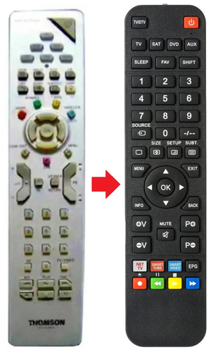 Telecomando adatto per thomson - telecomando,