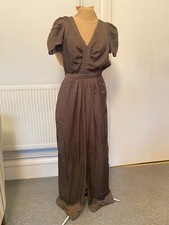 Tuta donna taglia 10 marrone