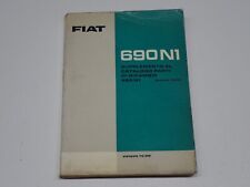 FIAT 690 N 1 AUTOCARRO  CATALOGO PARTI DI RICAMBIO 1963