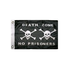 Bandiera Jolly Roger zona della morte senza prigionieri standard all'aperto 5 piedi bandiera pirata