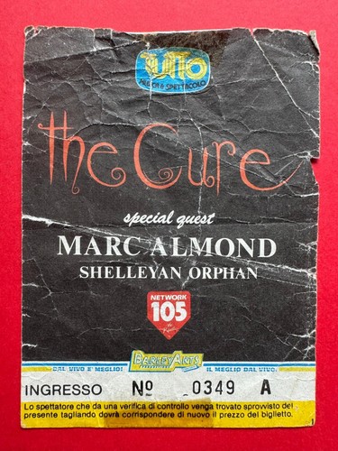 Biglietto the cure - biglietto,