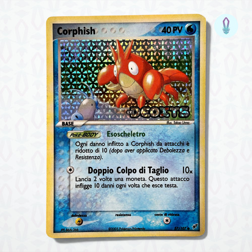 Pokemon corphish 107 ex - corphish,