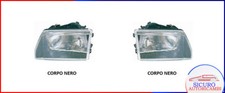 COPPIA FARI PROIETTORI DX/SX FIAT 500 SPORTING PARABOLA NERA ELETTRICI