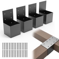Kit 4 pezzi staffa pergola 4x4