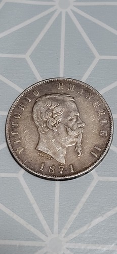 Lire 1871 emmanuel ii - lire,