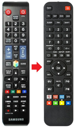 Telecomando adatto per samsung - telecomando,