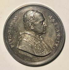 Papa Pio XI Medaglia Argento