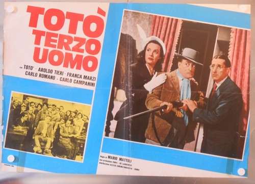 Totò terzo uomo - terzo, fotobusta