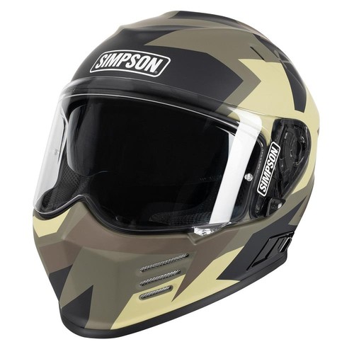 Casco moto integrale simpson - casco,