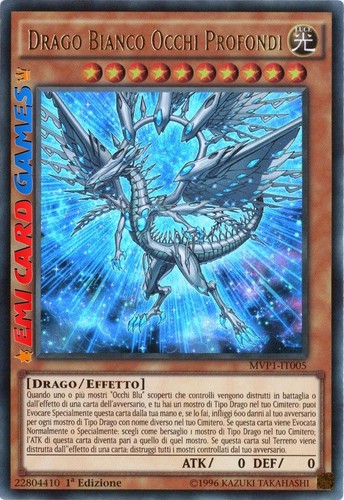 Drago bianco occhi profondi - profondi,