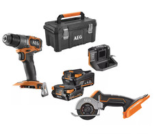 SMERIGLIATRICE BMMS18SBL + AVVITATORE BSB18SBL2 BATTERIA VOLT 18 AEG BRUSHLESS