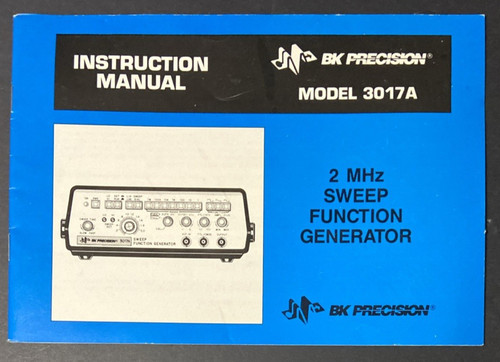 Precision model 3017a 2mhz - bk,