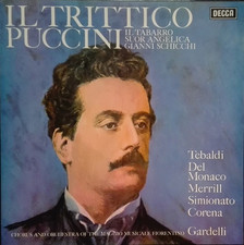 Puccini Il Trittico Tebaldi Del Monaco Simionato Corena 3LP BOX + Libretto DECCA