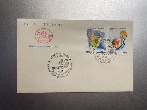 1994 busta cavallino - 1994, fdc