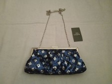 Pochette cerimonia blu con - pochette,