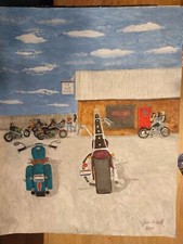 Hanging Out At The Dead Horse Saloon, Original Artwork By James Kidwell.