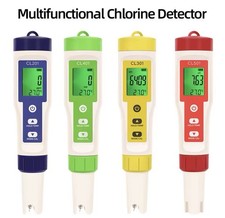 Tester qualità acqua pH CL2 ORP H2 TEMP misuratore cloro piscina spa digitale